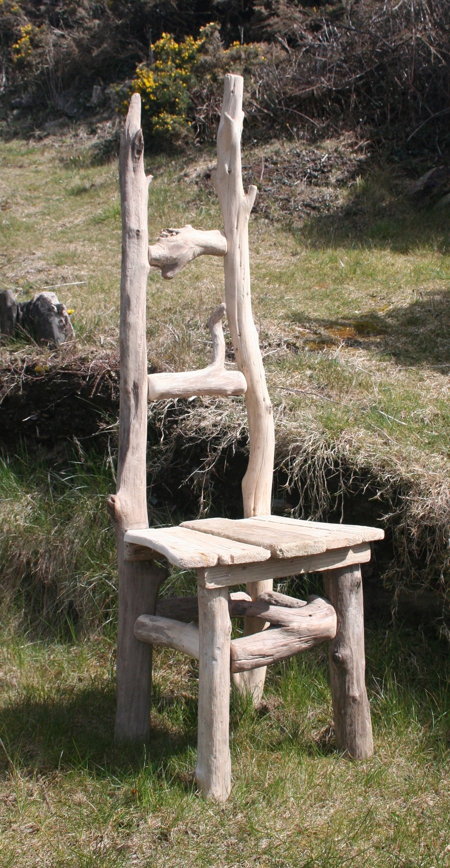 Driftwood Chair, Drift Wood,Unique Chair,Feature Chair,Garden, dining chair
