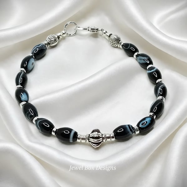 Botswana & Hematite Bracelet