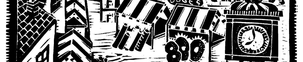 Woodcut and linocut prints by John Freeman