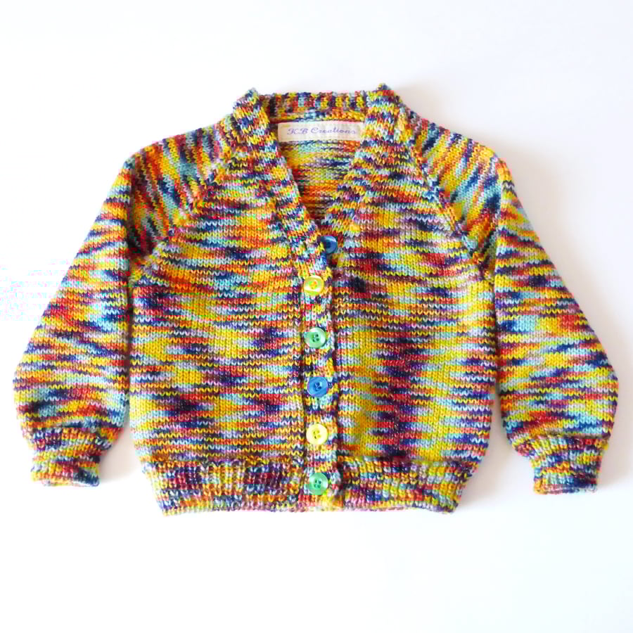 Baby cardigan, 3-6 months.