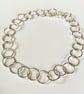 Silver Chain Statement Necklace - Image 2