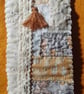 Hand Sewn Slow Stitched Glass Case
