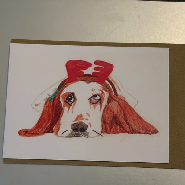 Have a woofing Christmas A5 Christmas Greeting Cards 