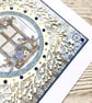 Birthday card - large handmade traditional floral design - Image 3