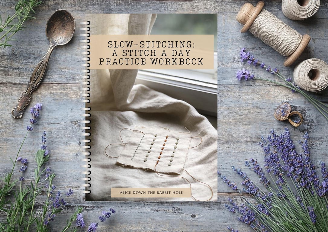 A Stitch a Day Slow Stitching Practice Workbook