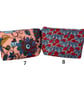Liberty fabric cosmetics pouch ,small floral washbag, waterproof zip travel bag - Image 4
