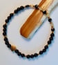 Spinel, Onyx, & Rutilated Quartz Bracelet - Birthday, Anniversary, Gifts For Her - Image 6