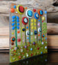 Handmade Fused Glass 'Meadow' T Light Holder - Image 2