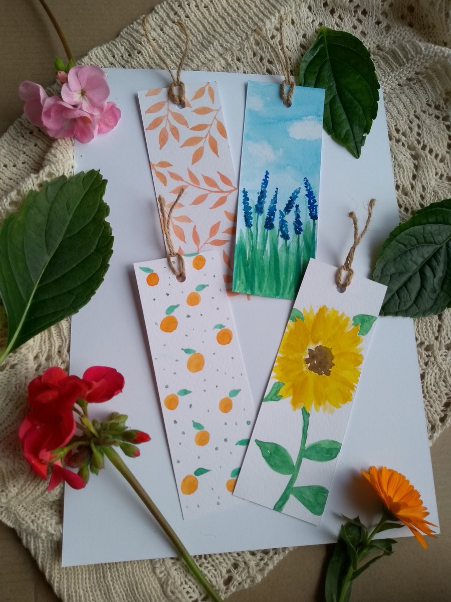 Original Hand painted bookmarks