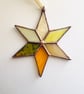 Yellow and gold stained glass star - Perfectly Imperfect  - Image 2