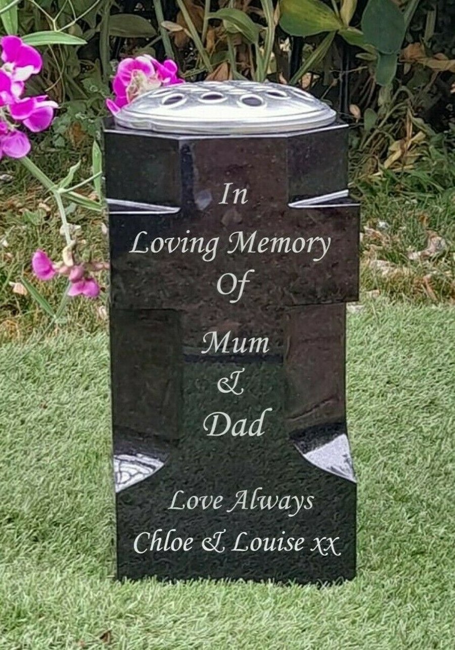 Personalised Memorial Marker Memorial RoseBowl ... - Folksy