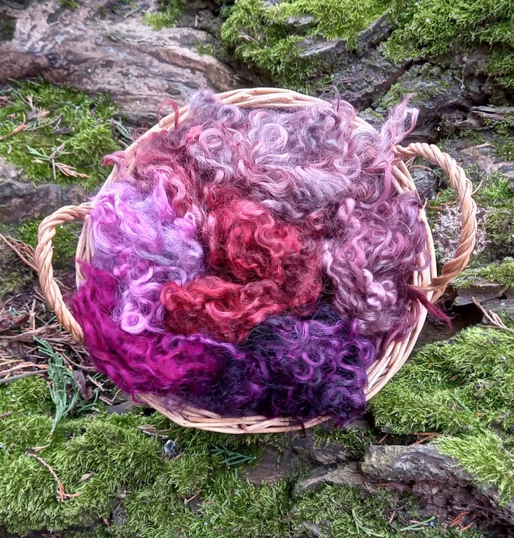 Pretty in Pinks Gotland fleece