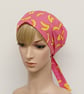 Wide cotton head scarf for women, self tie hair covering, summer hair scarf - Image 2