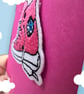 Birthday card for a special daughter with a converse clothing patch.   - Image 3