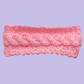 KNITTING PATTERN PDF Preemie Pink Headbands