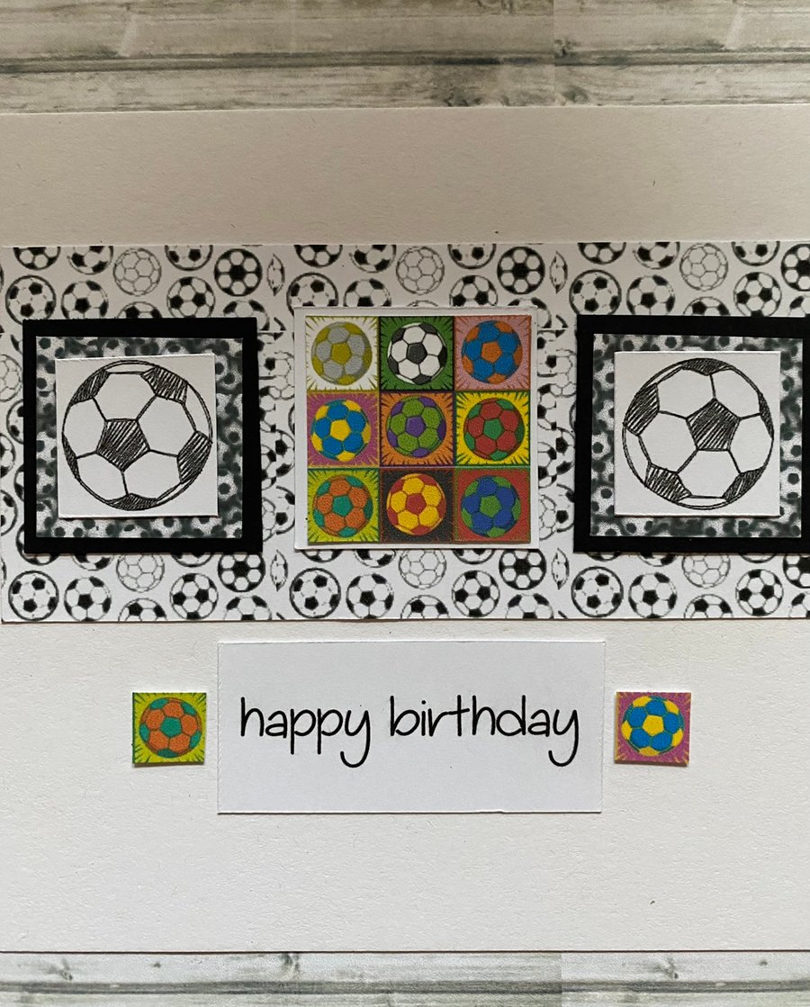 Birthday Card - for a football fan