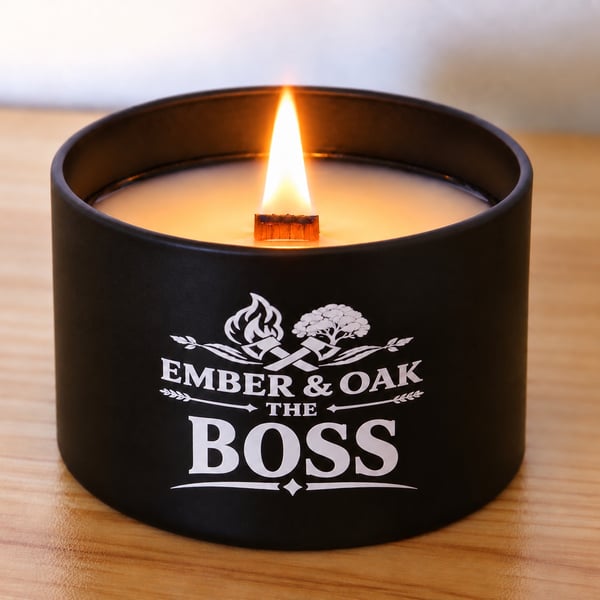 The Boss – Boss Bottled Inspired Luxury Scented Candle 8oz