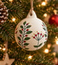 Hand painted Christmas Bauble 