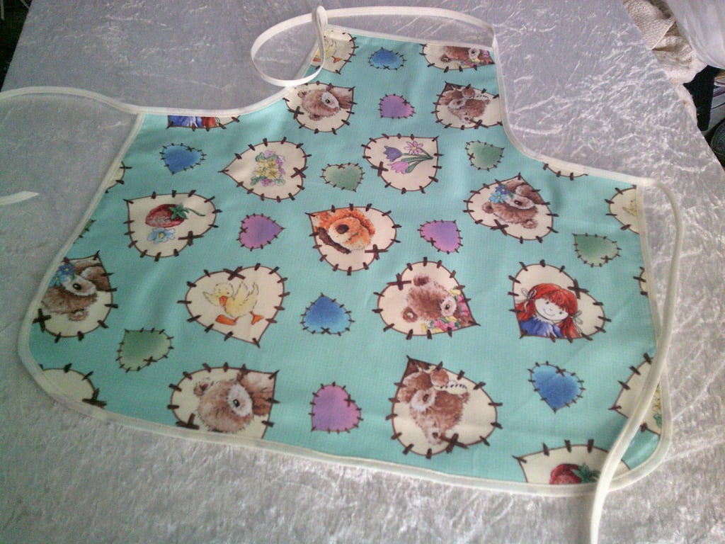 Teddy Bears in Hearts Baby Apron