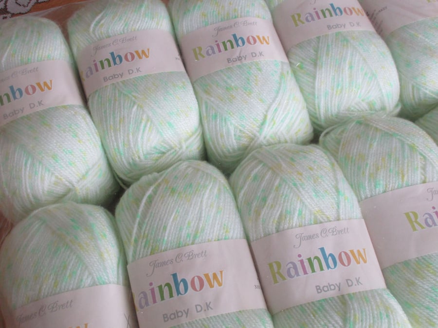 1000grams James C Brett Rainbow Baby DK