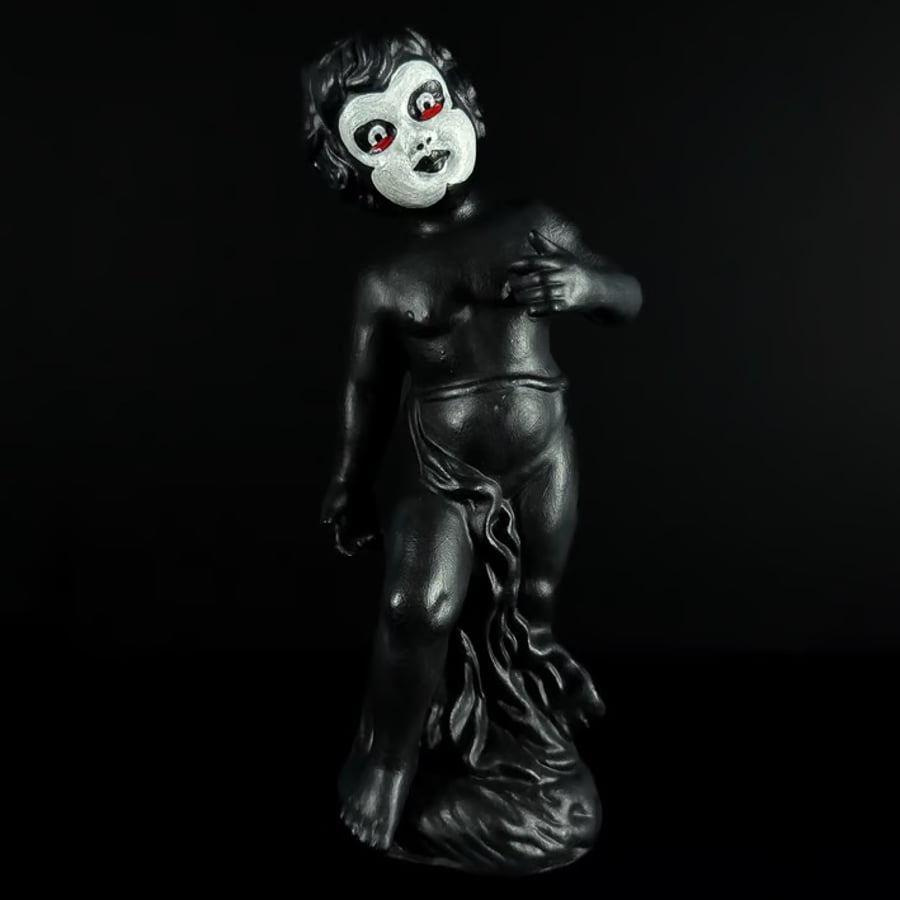 Image of Unholy Upcycles 'Subliminal' Upcycled Figurine Hand Painted OOAK