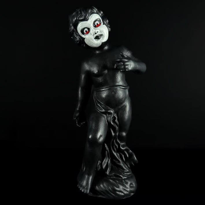 Unholy Upcycles 'Subliminal' Upcycled Figurine Hand Painted OOAK