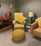 Fryetts Woodland Animals Ochre Fabric Adult Armchair Chair Nursery Deer Fox Owl - Image 9