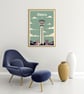 Ankara retro travel poster, Turkey travel poster - Image 3