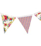 Floral Design Bunting, Bedroom, Lounge, Interior-Exterior Home Decor Garland