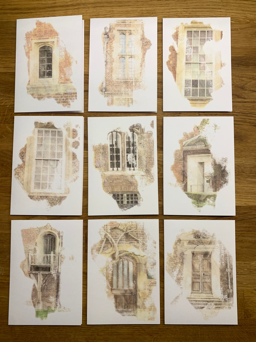 Pack of 9, Notecards, Doors & Windows