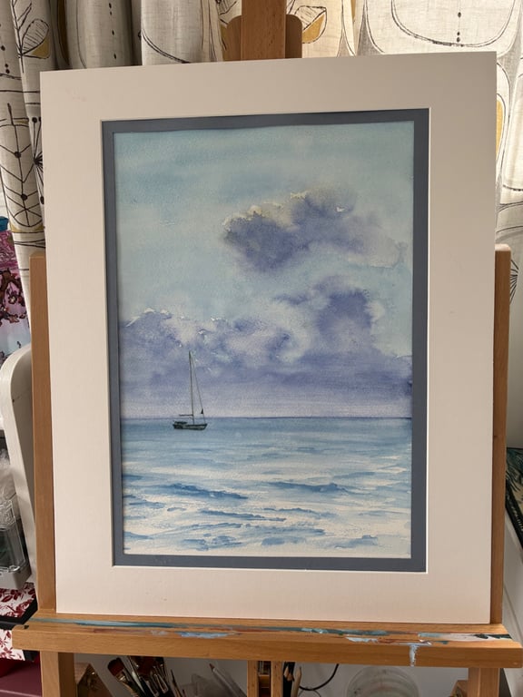 Blue sailing