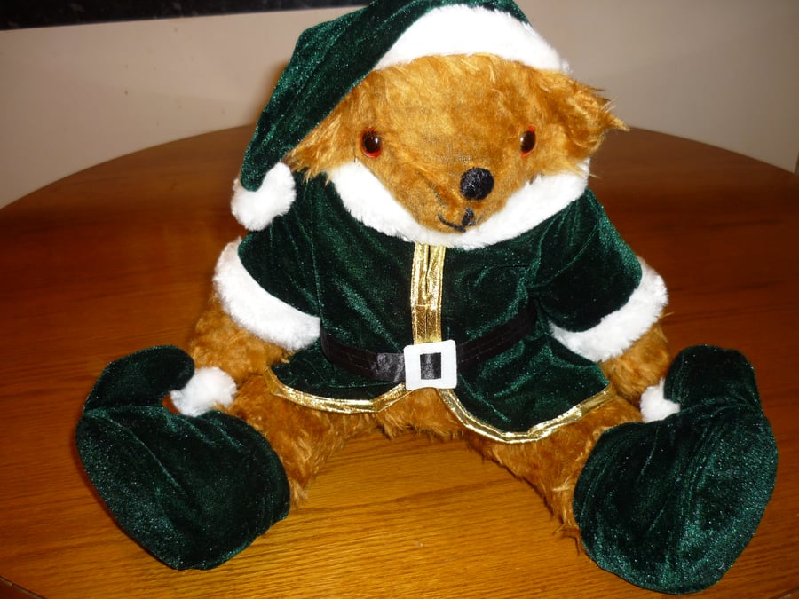 Christmas Elf Bear