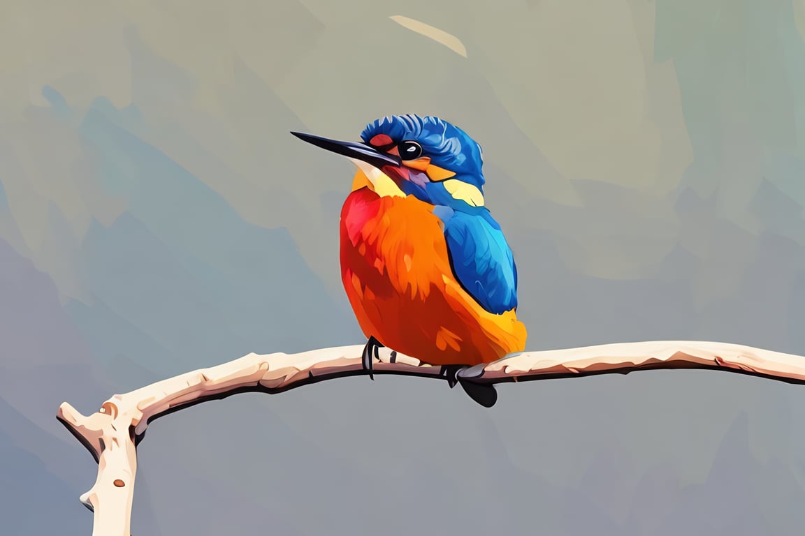 Kingfisher Greeting Card A5