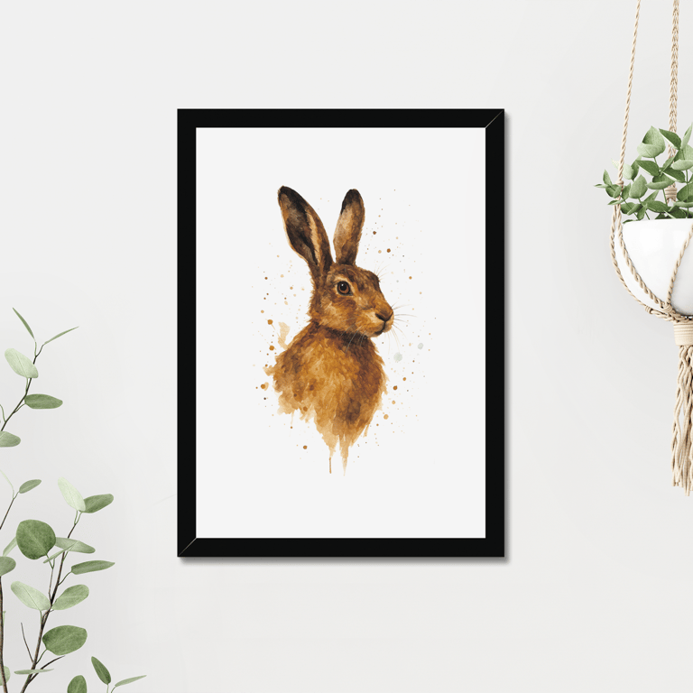 March Hare Watercolour Print - A5 to A3 Giclee Print (Unframed)