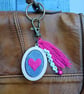 Heart Keyring or Bag Charm - Image 3