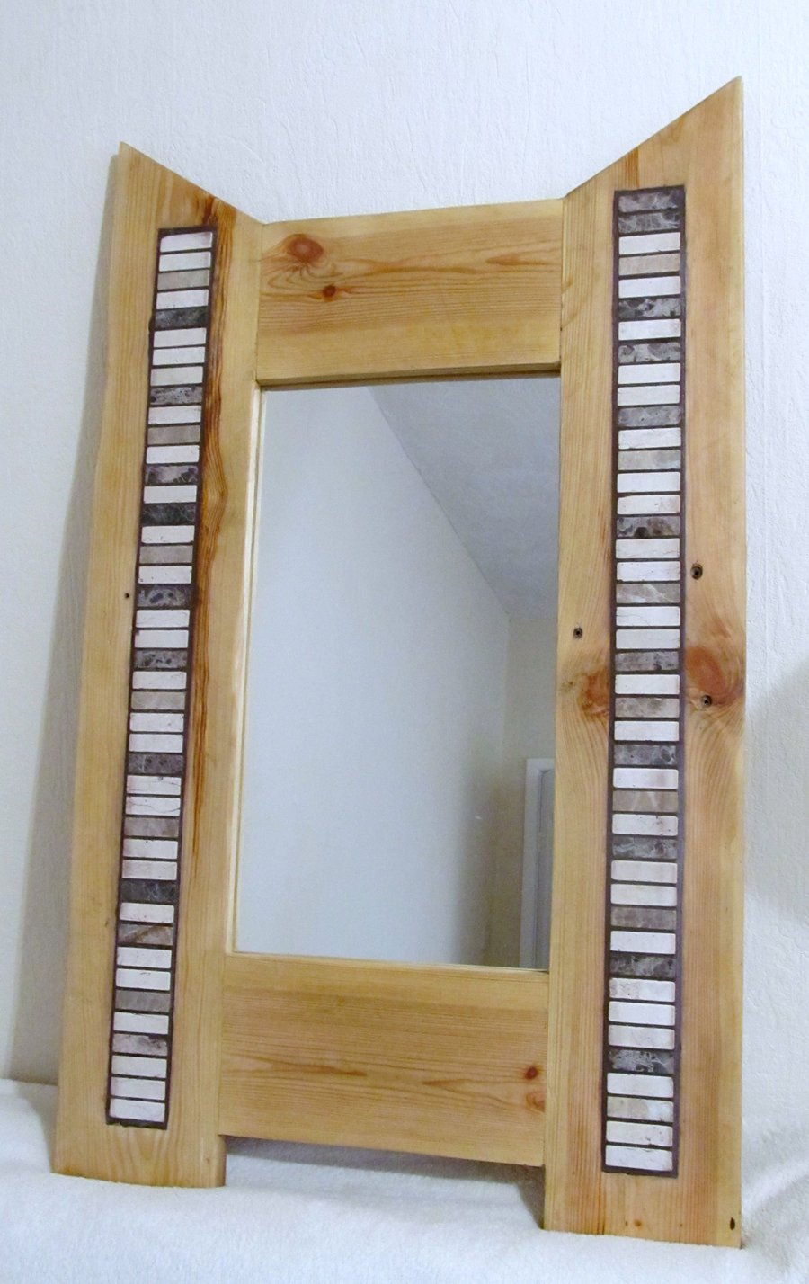 Handmade timber mirror