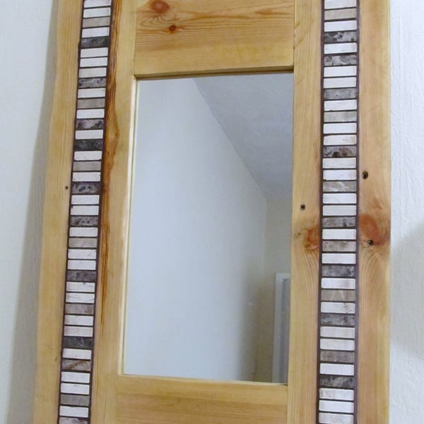 Handmade timber mirror