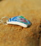 Beach pottery rose pendant - Image 3