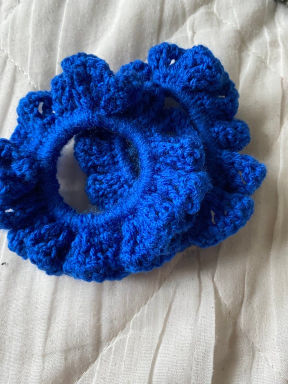 Royal Blue scrunchie (School uniform collection)