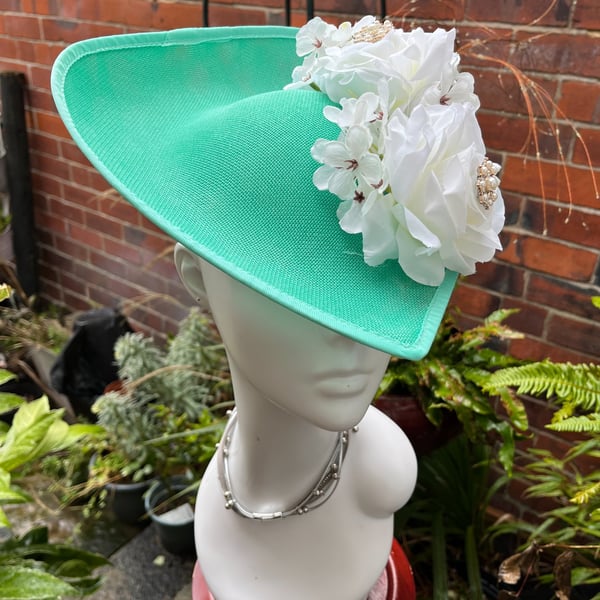 Beautiful Handmade hat, Hat for the Races, Hats for Ascot, Special Occasion Hats