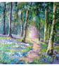 Bluebell Path limited edition signed print 
