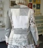 Tusk White and Grey Vogue pattern fitted Jacket - Image 1