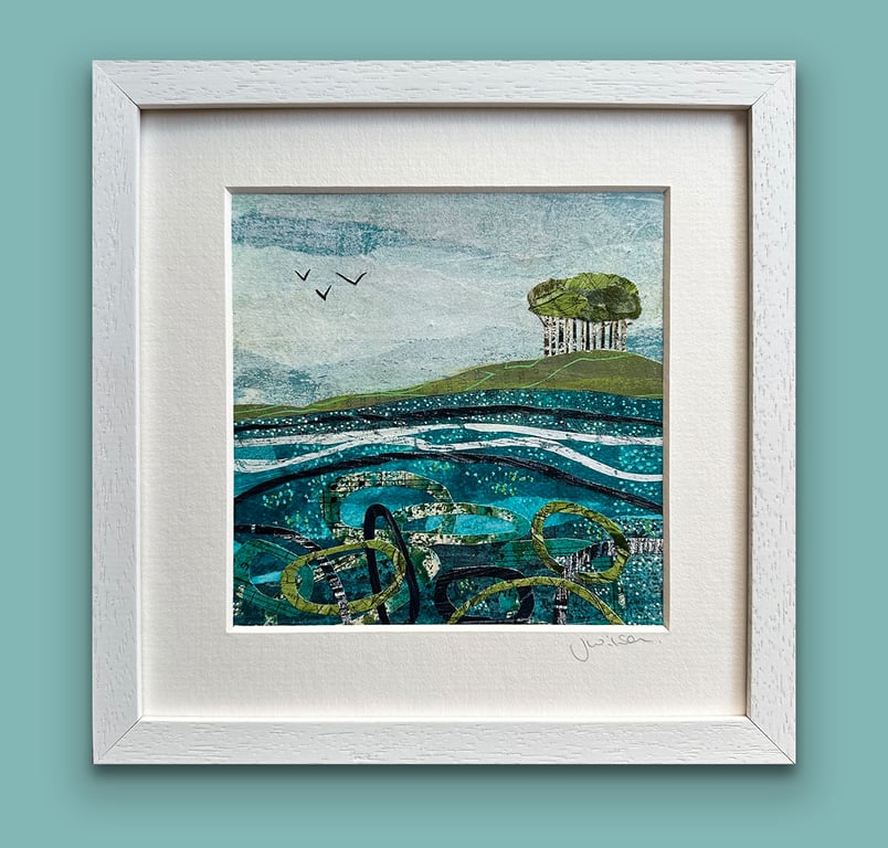 Original Landscape Painting-Nearly There Trees-Inspired by Cornwall