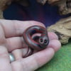 Tiny variegated snake 'Spry' OOAK Sculpt by artist Ann Galvin Gnome Village