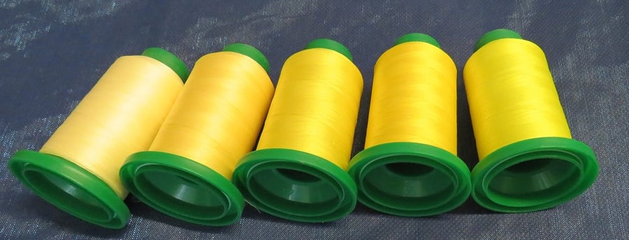 Isacord Sewing  Thread  x 5 Cops 1,000 metres each