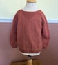 Hand Knitted Child's Long Sleeved Jumper