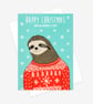 Sloth Christmas card - Image 2