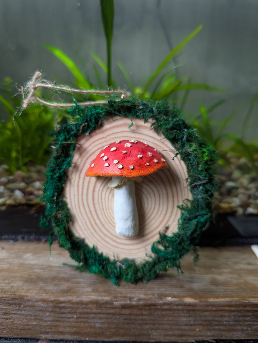 Fly Agaric Mushroom Wall Hanging