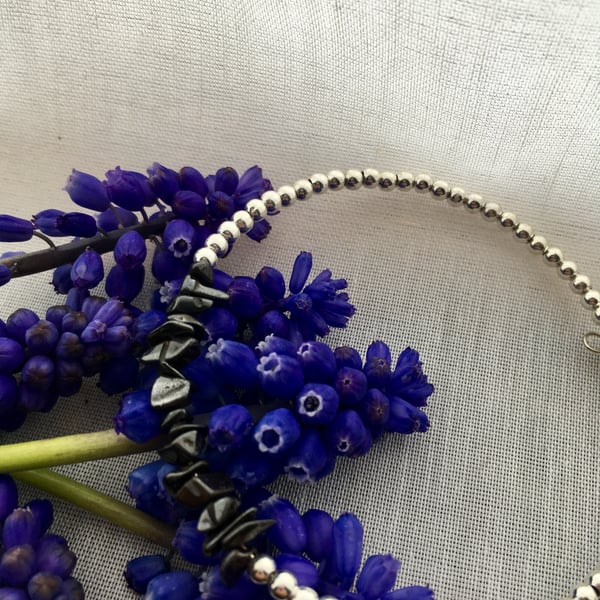 Haematite stacking bracelet