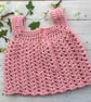 Crochet Pinafore Dress in Cotton  - Image 1